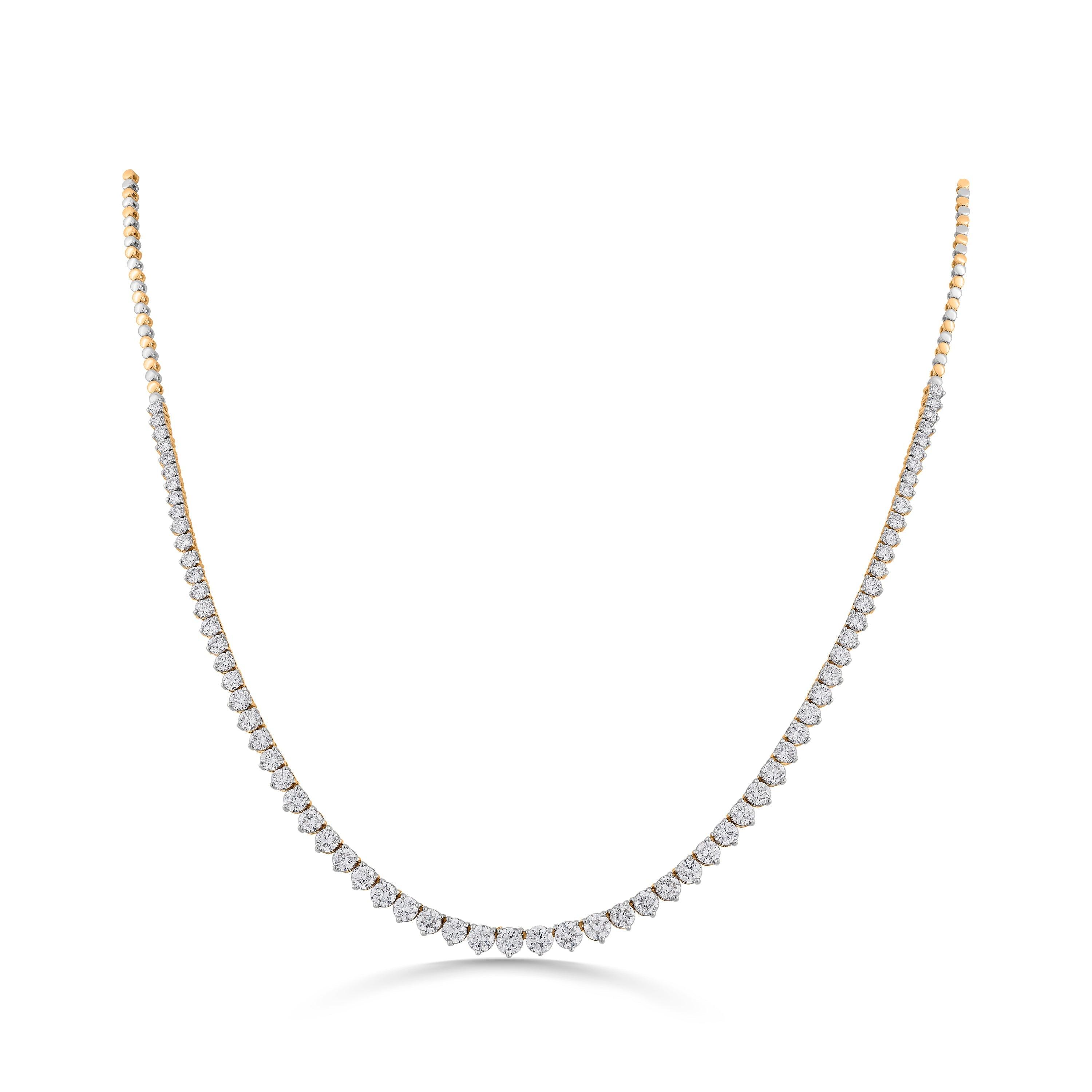 Zen Pirlanta 0.20 cts Round Solitaire Necklace