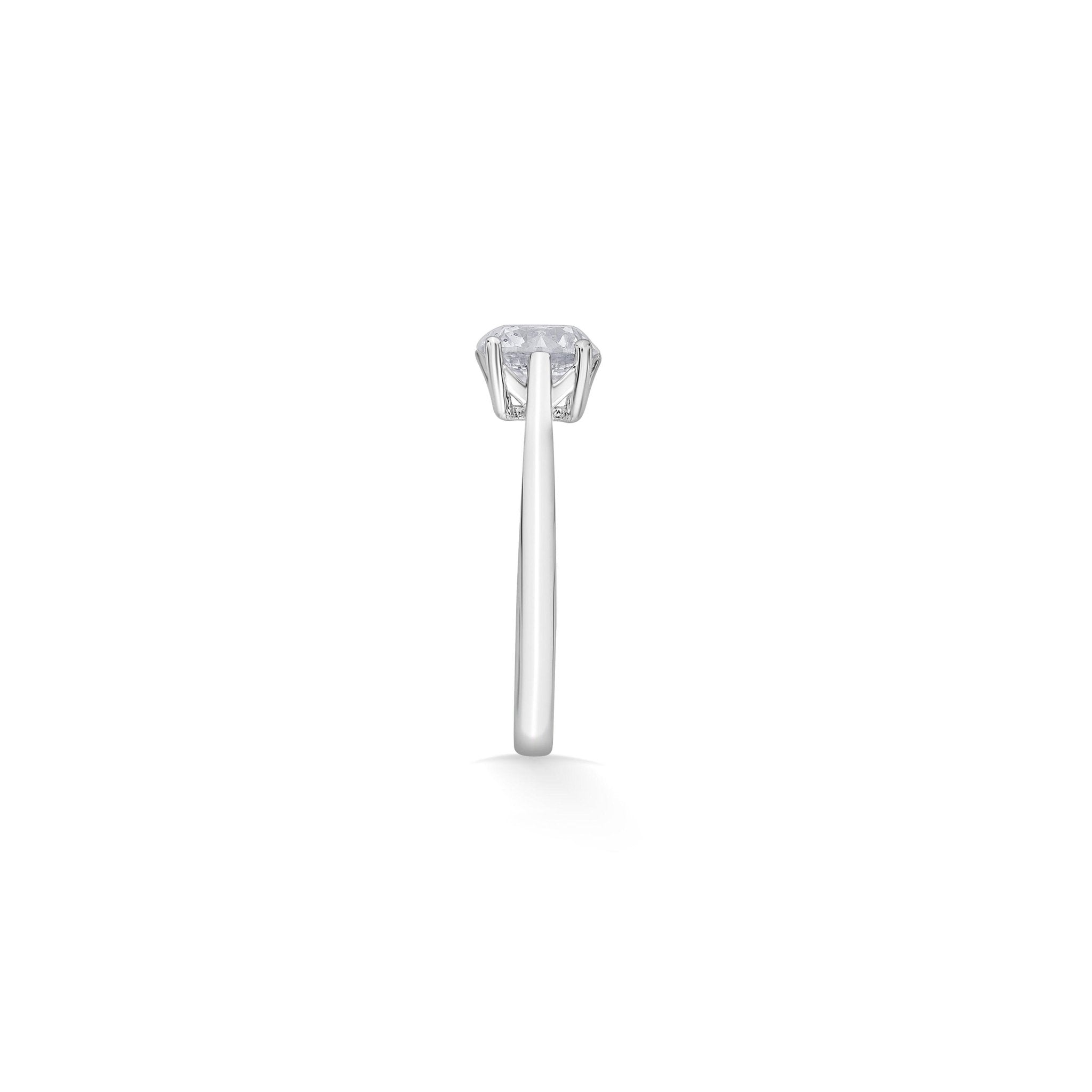 Zen Pirlanta 1.00 cts Round Solitaire Ring