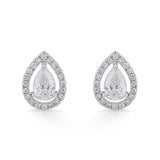Solitaire Shimmering Dewlight Studs - Zen Diamond India