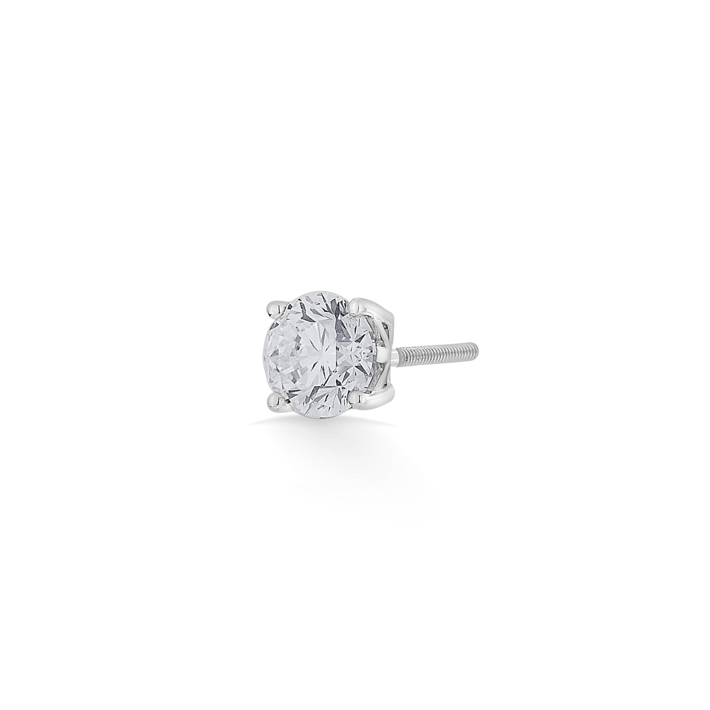 Solitaire Classic Fire Earrings