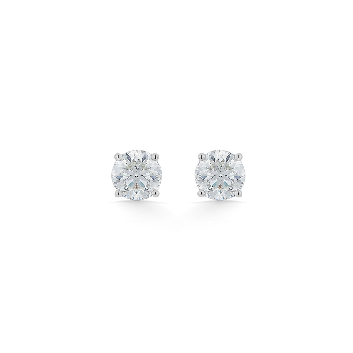 Solitaire Classic Fire Earrings