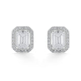 Solitaire Radiant Grace Studs - Zen Diamond India