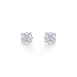 Solitaire Warm Brilliance Duo Earrings