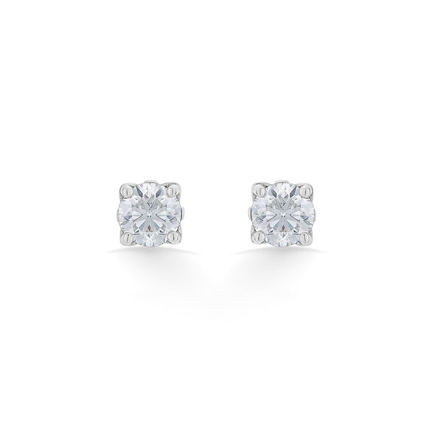 Solitaire Warm Brilliance Duo Earrings
