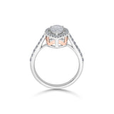 Solitaire Luminous Teardrop Ring - Zen Diamond India