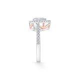 Solitaire Luminous Teardrop Ring - Zen Diamond India