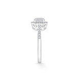 Solitaire Starburst Halo Ring - Zen Diamond India