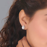 Solitaire Crystal Cascade Earrings