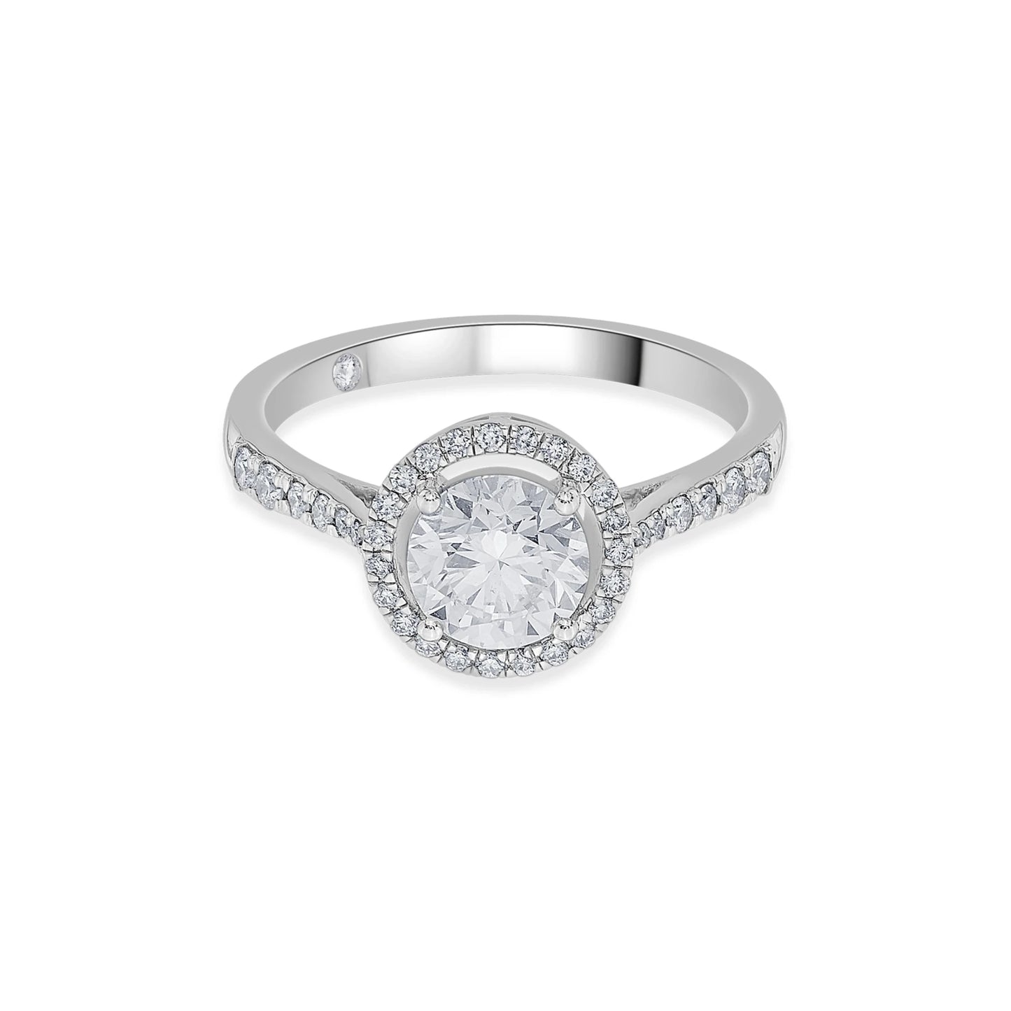 Solitaire Celestial Sparkle Ring - Zen Diamond India