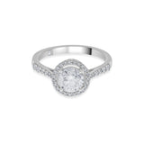 Solitaire Celestial Sparkle Ring - Zen Diamond India