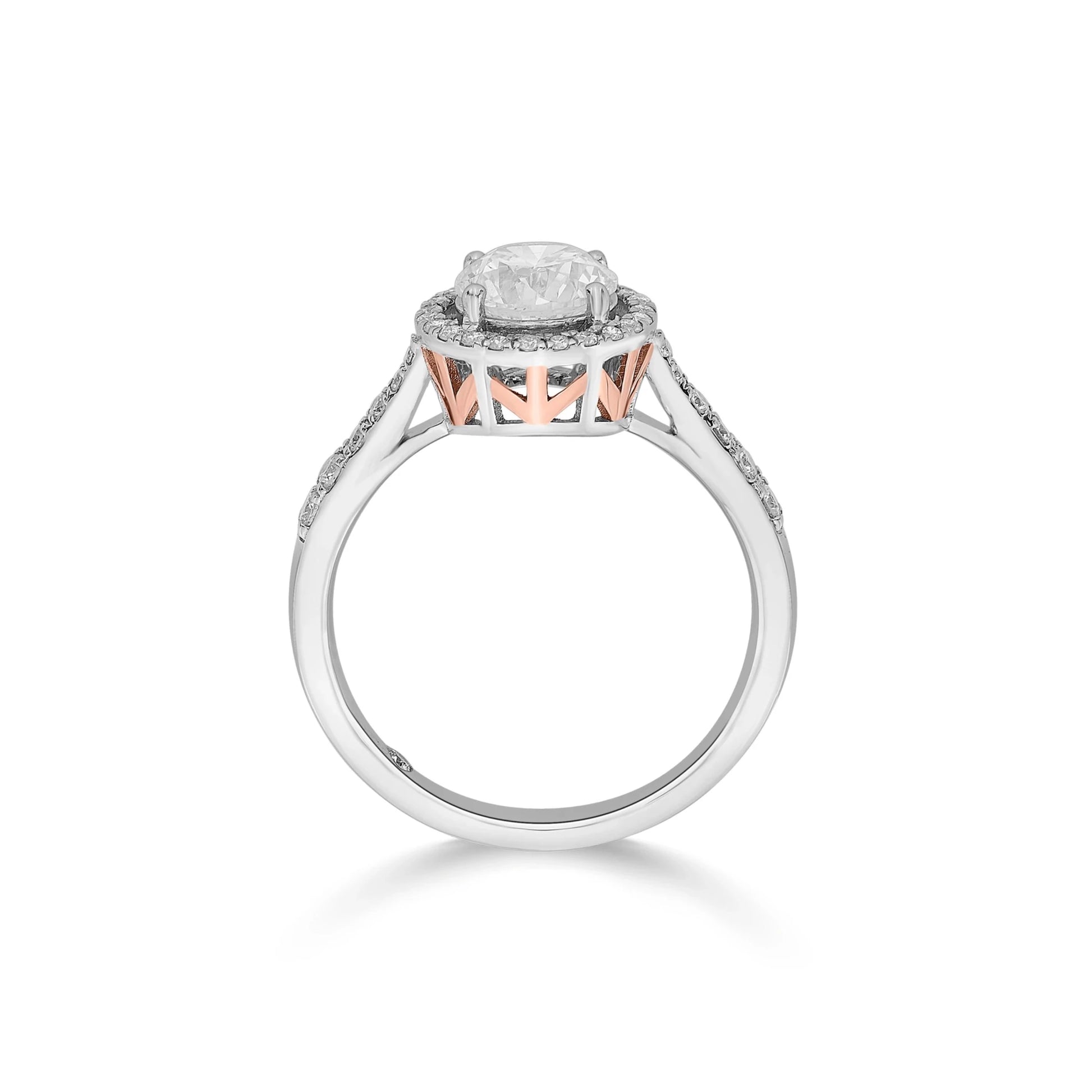 Solitaire Celestial Sparkle Ring - Zen Diamond India