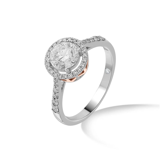 Solitaire Celestial Sparkle Ring - Zen Diamond India