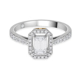 Zen Pirlanta Radiant Emerald Ring - Zen Diamond India