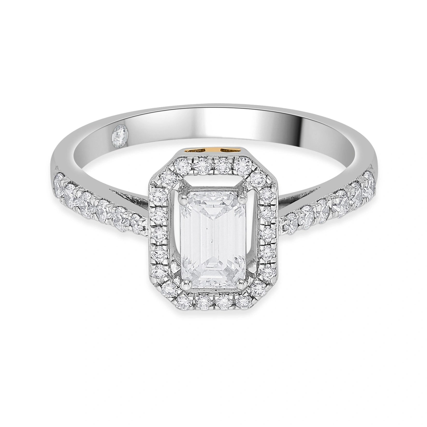 Zen Pirlanta Radiant Emerald Ring - Zen Diamond India