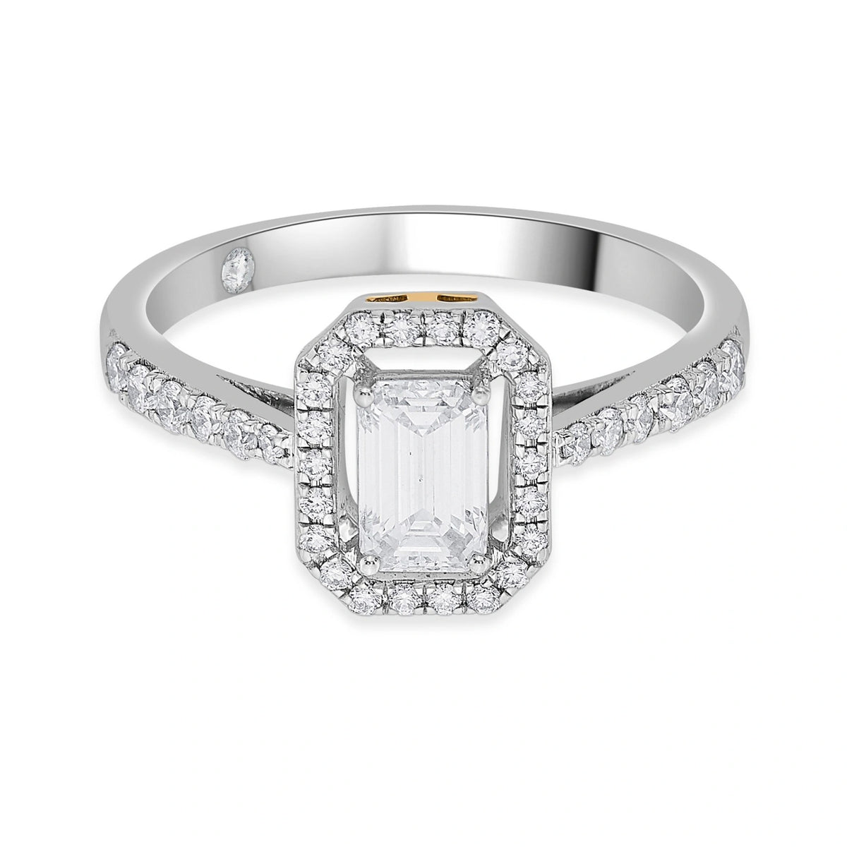 Zen Pirlanta Radiant Emerald Ring - Zen Diamond India