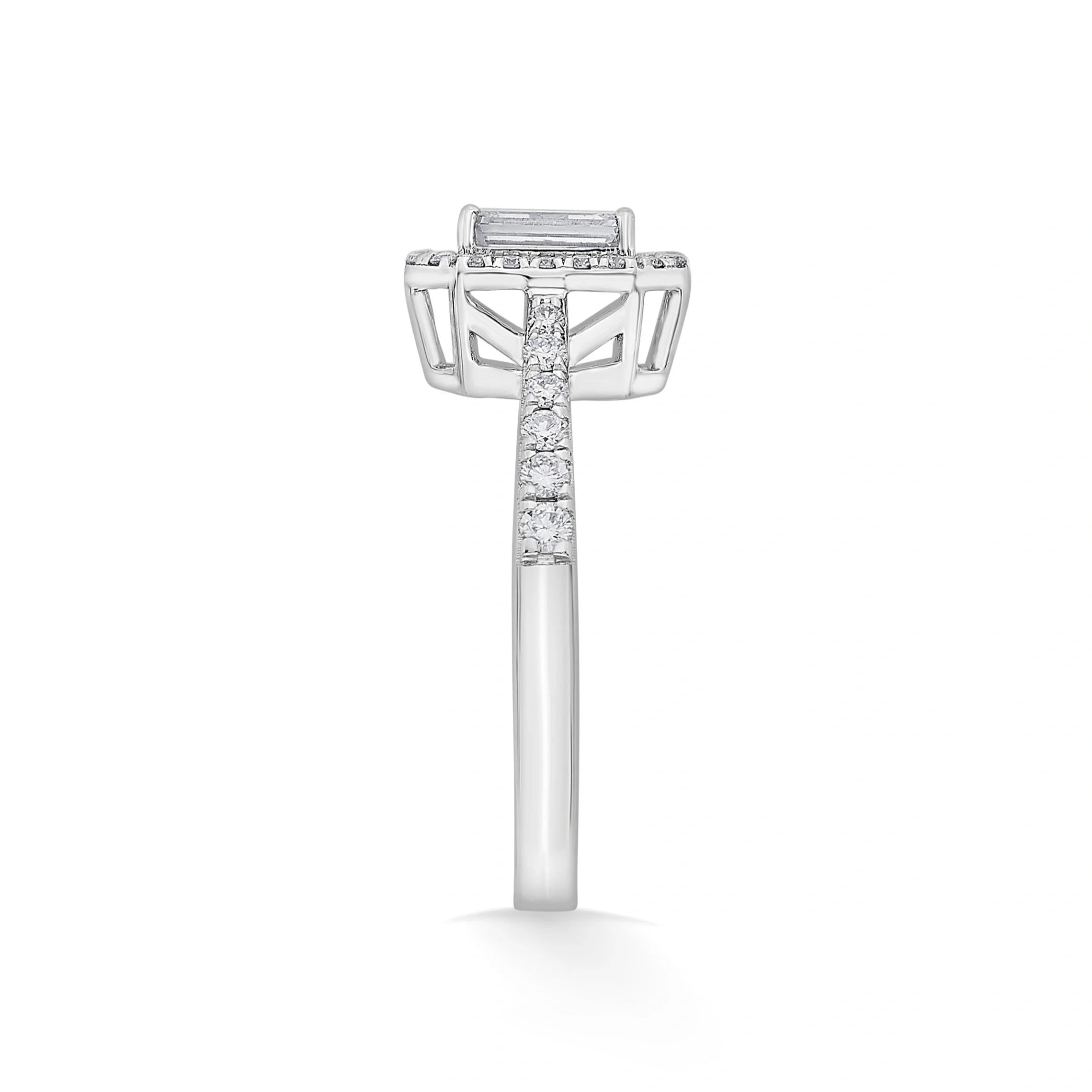 Zen Pirlanta Radiant Emerald Ring - Zen Diamond India