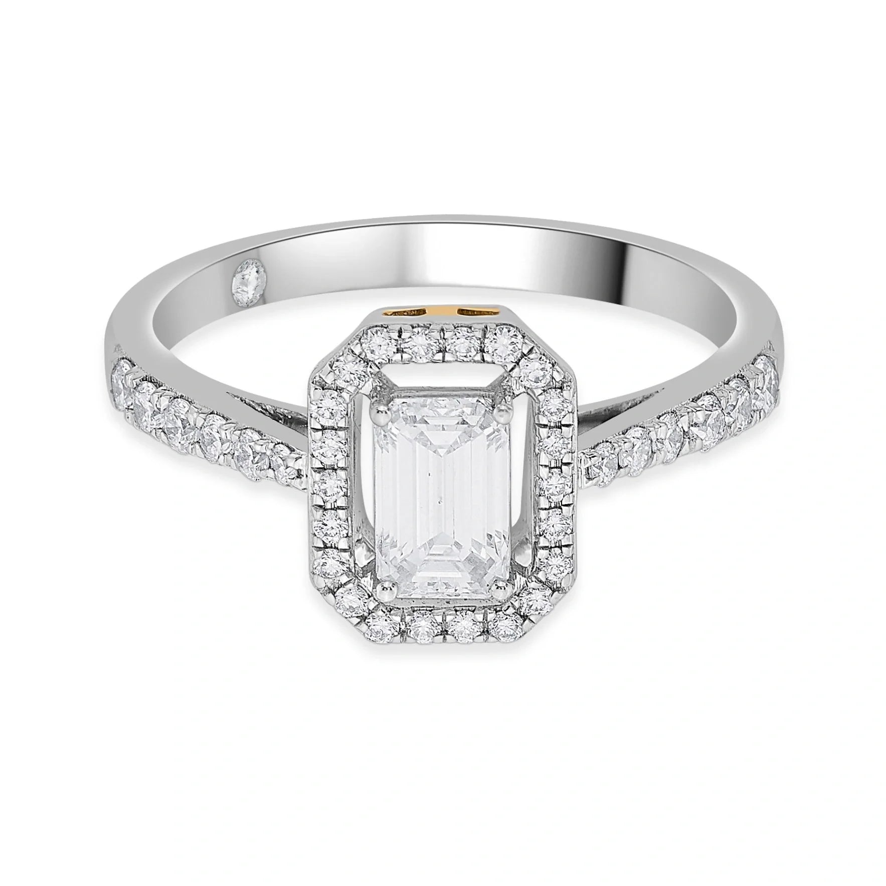 Zen Pirlanta Radiant Emerald Ring - Zen Diamond India