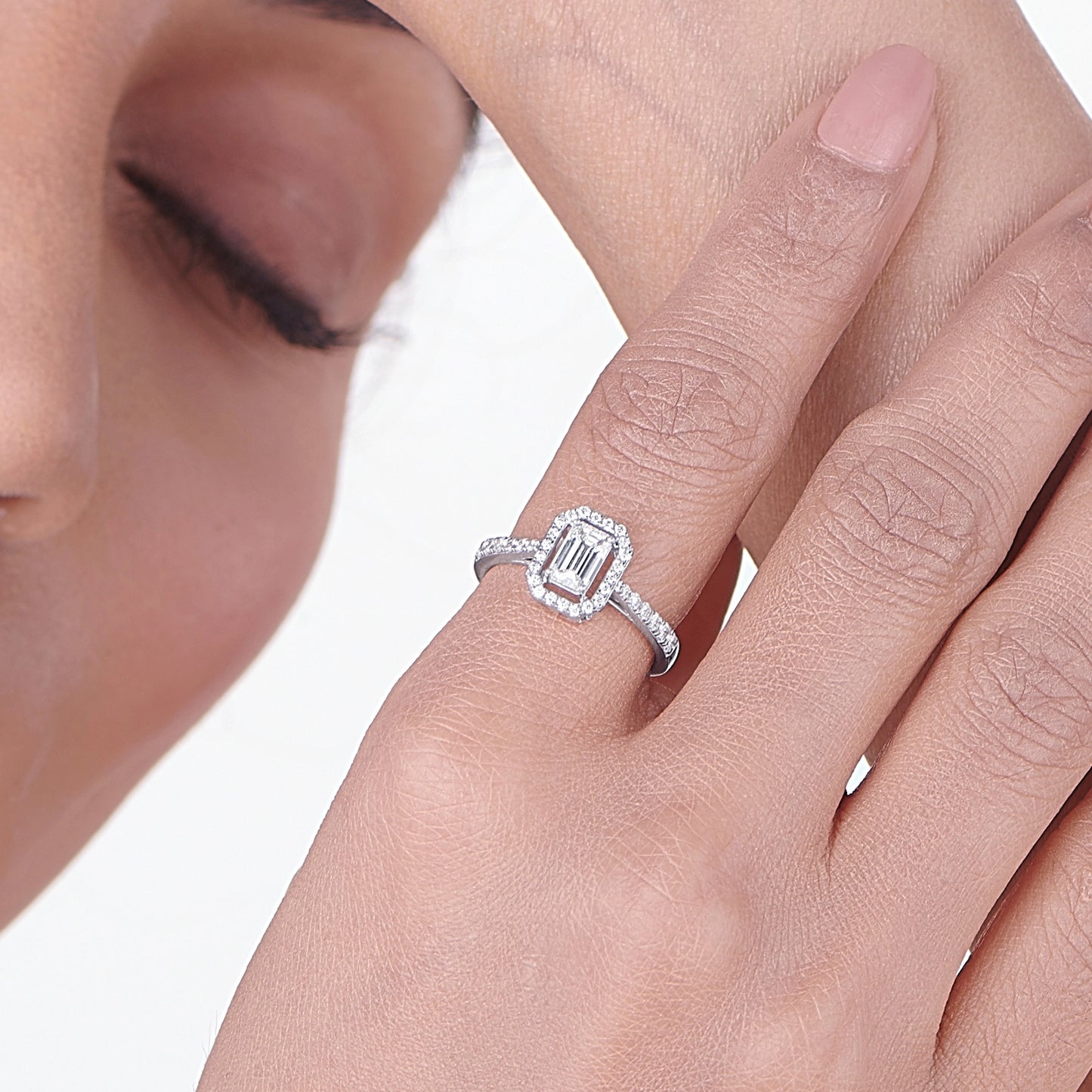 Zen Pirlanta Radiant Emerald Ring - Zen Diamond India