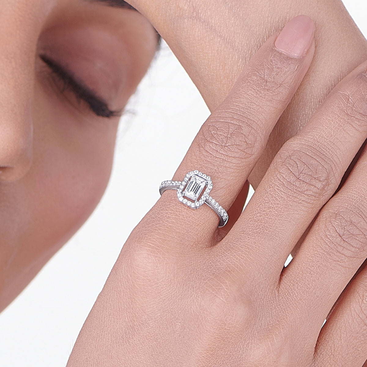 Zen Pirlanta Radiant Emerald Ring - Zen Diamond India