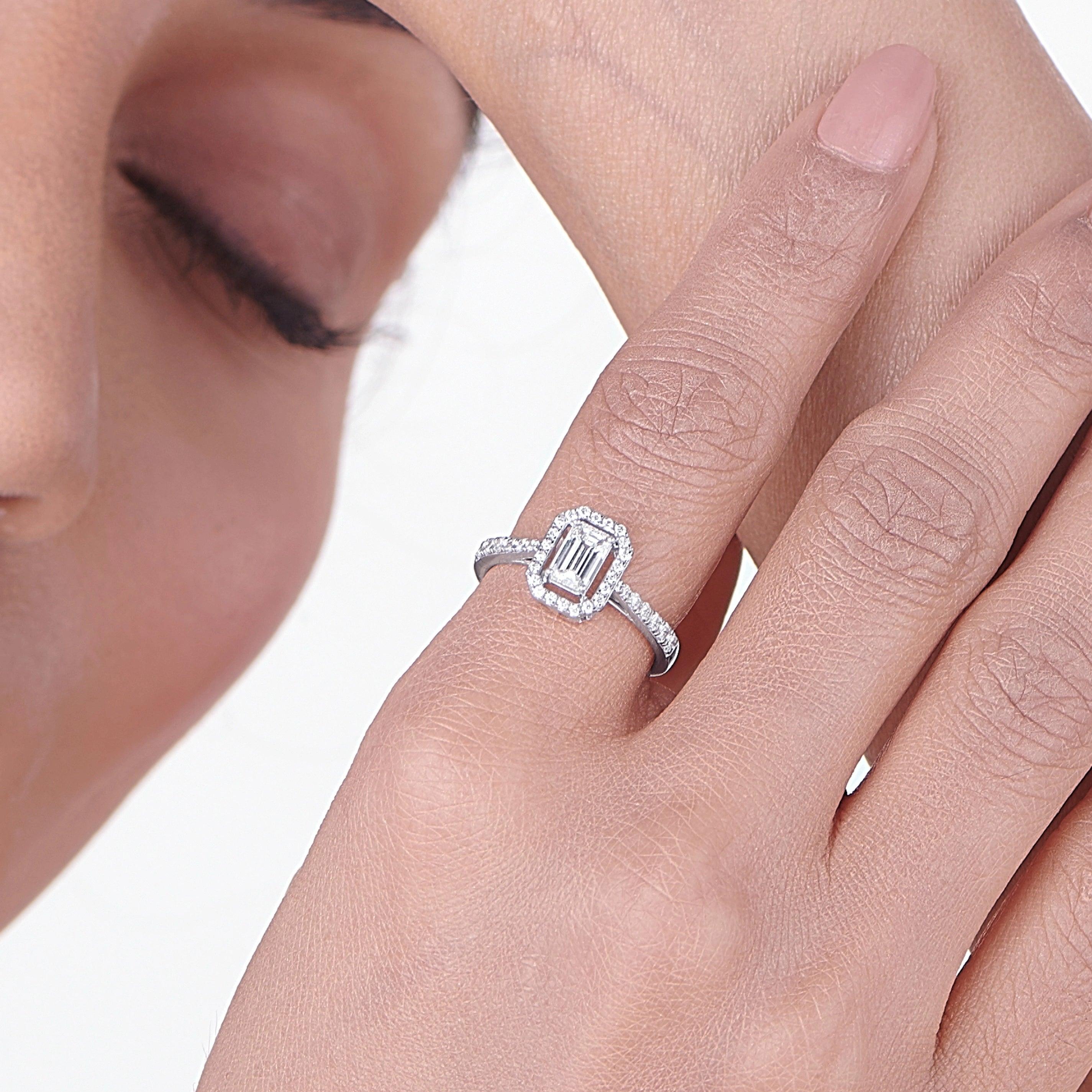 Zen Pirlanta Radiant Emerald Ring - Zen Diamond India