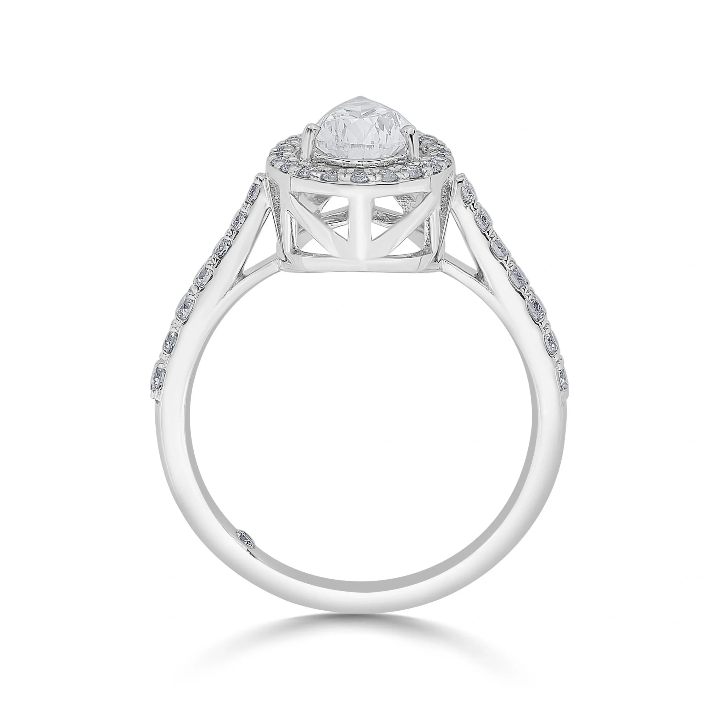 Zen Pirlanta Pear Drop Brilliance Ring - Zen Diamond India