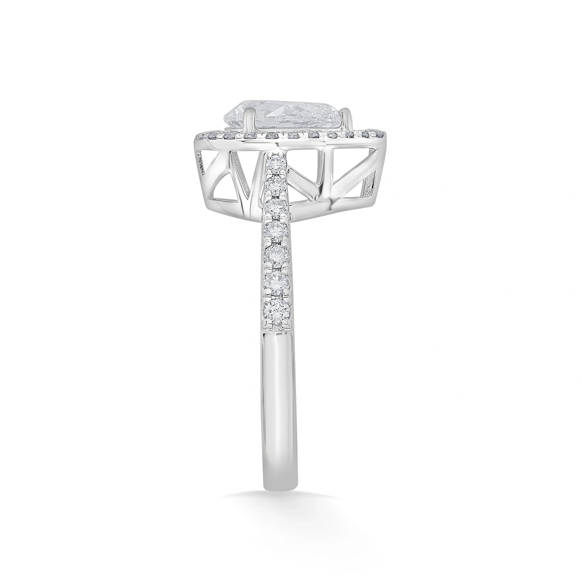 Zen Pirlanta Pear Drop Brilliance Ring - Zen Diamond India