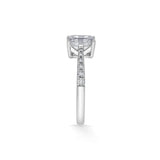 Solitaire Regal Radiance Emerald - Cut Ring - Zen Diamond India