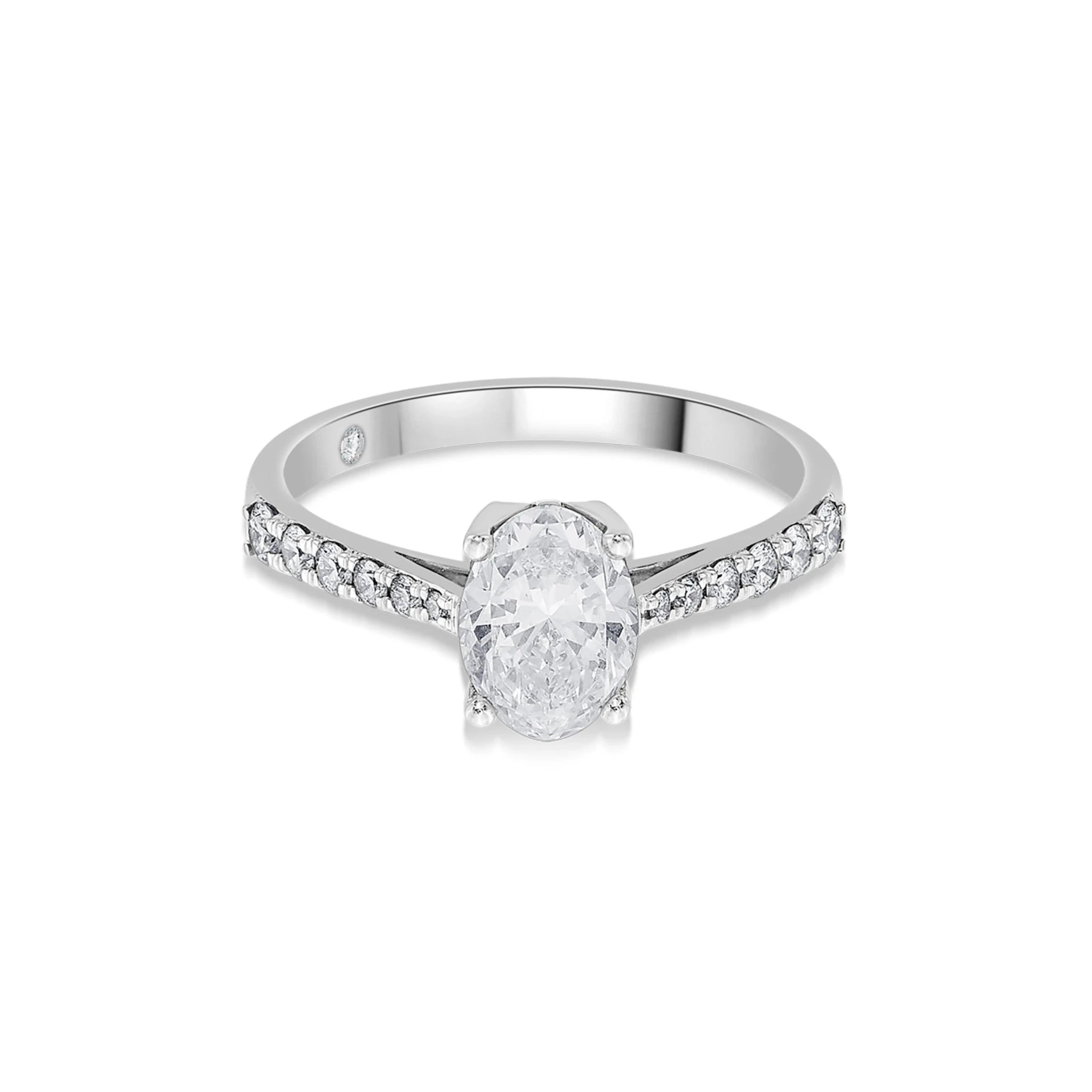 Solitaire Forever Glow Ring - Zen Diamond India