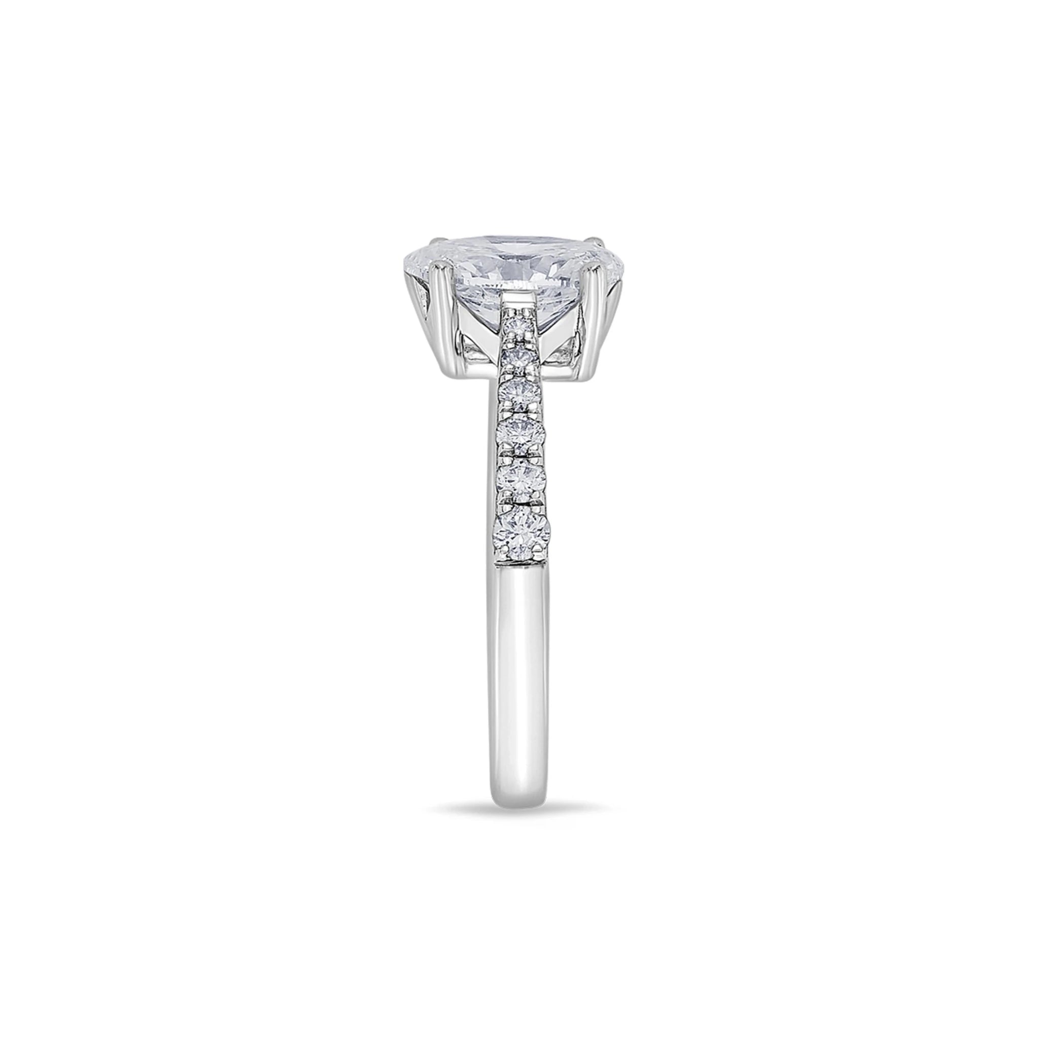 Solitaire Forever Glow Ring - Zen Diamond India