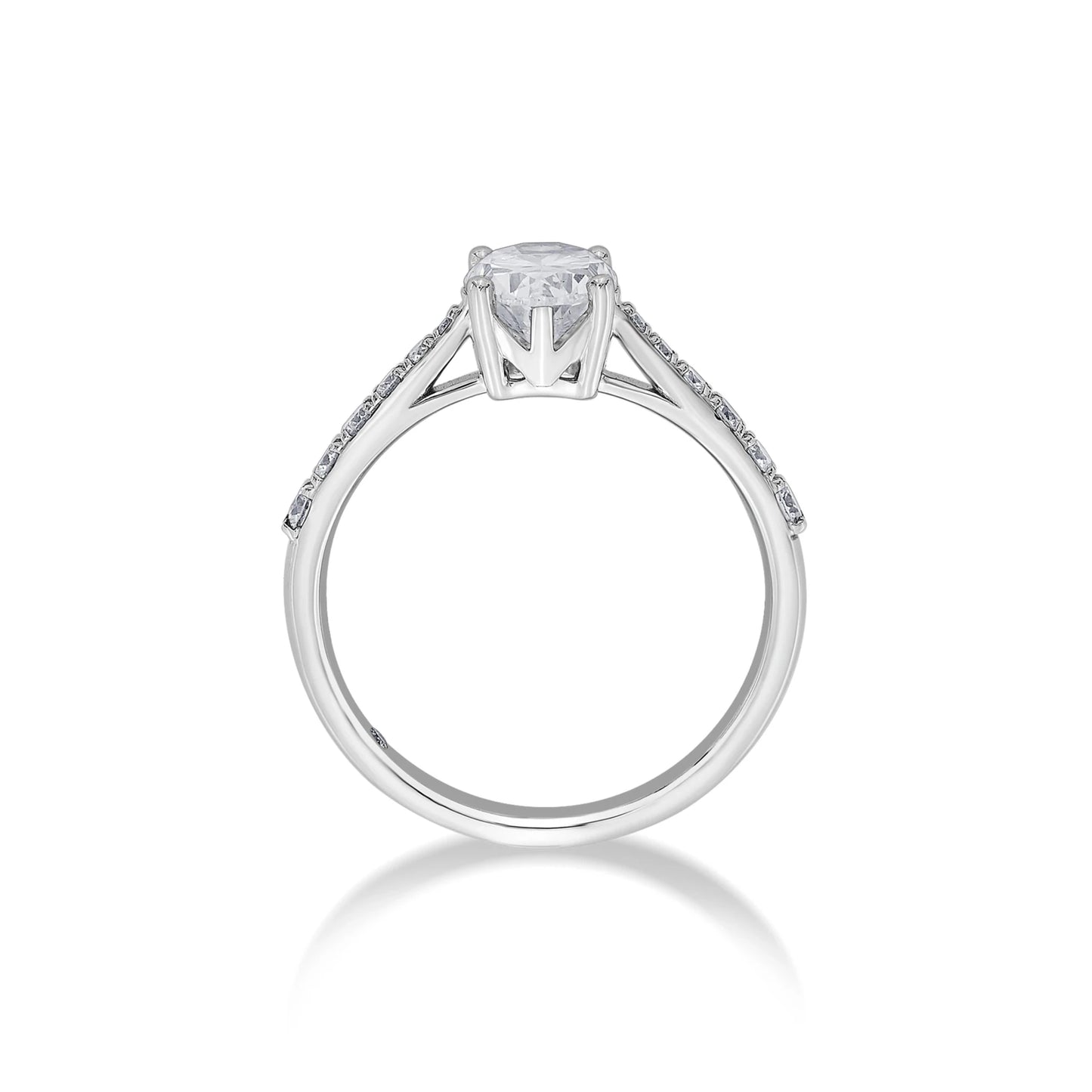 Solitaire Forever Glow Ring - Zen Diamond India