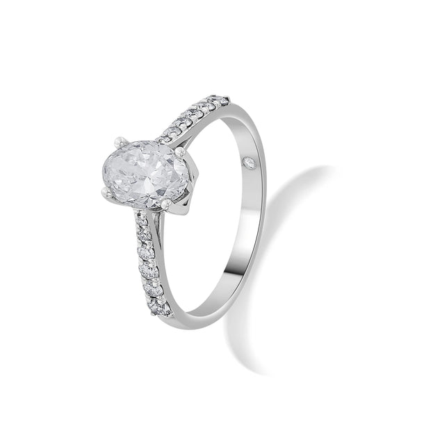 Solitaire Forever Glow Ring - Zen Diamond India