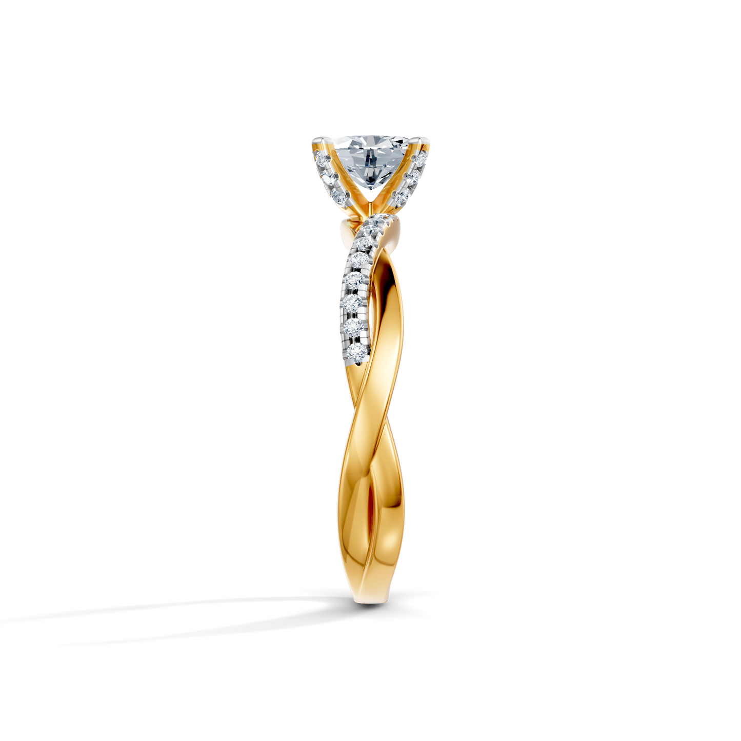 Oval Eternal Solitaire Engagement Ring
