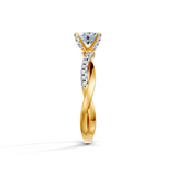 Oval Eternal Solitaire Engagement Ring