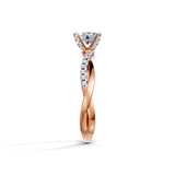 Oval Eternal Solitaire Engagement Ring