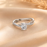 Oval Eternal Solitaire Engagement Ring