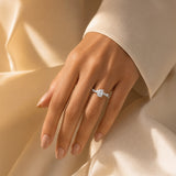 Oval Eternal Solitaire Engagement Ring