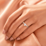 Pear Eternal Solitaire Engagement Ring