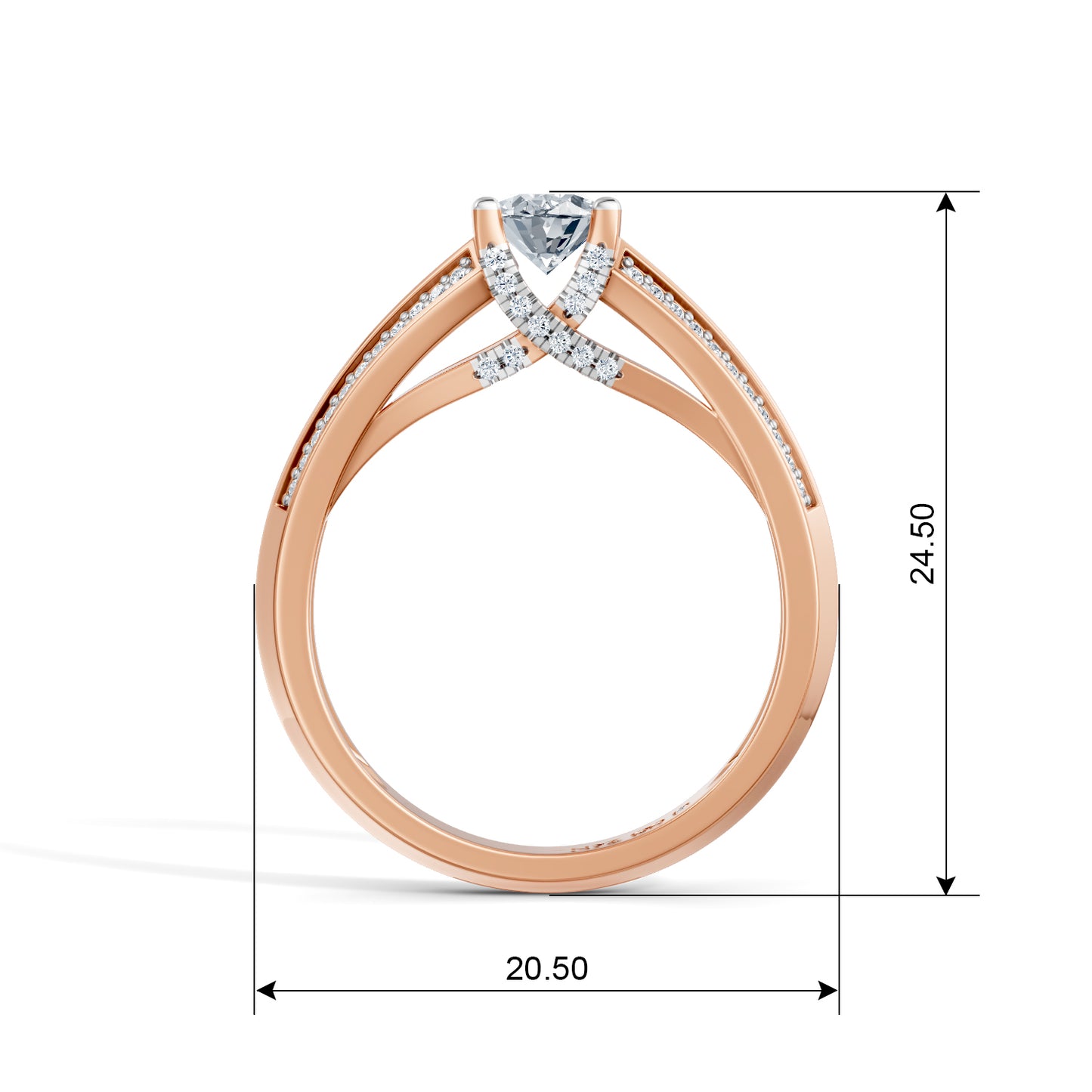 Oval Radiance Solitaire Engagement Ring