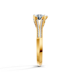 Pear Radiance Solitaire Engagement Ring