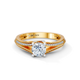 Round Radiance Solitaire Engagement Ring
