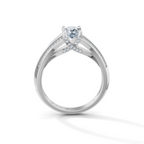 Round Radiance Solitaire Engagement Ring