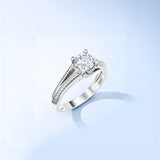 Round Radiance Solitaire Engagement Ring