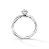 Pear Eternal Solitaire Engagement Ring