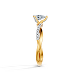 Pear Eternal Solitaire Engagement Ring