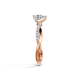 Pear Eternal Solitaire Engagement Ring