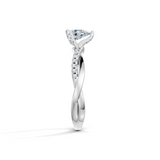 Pear Eternal Solitaire Engagement Ring