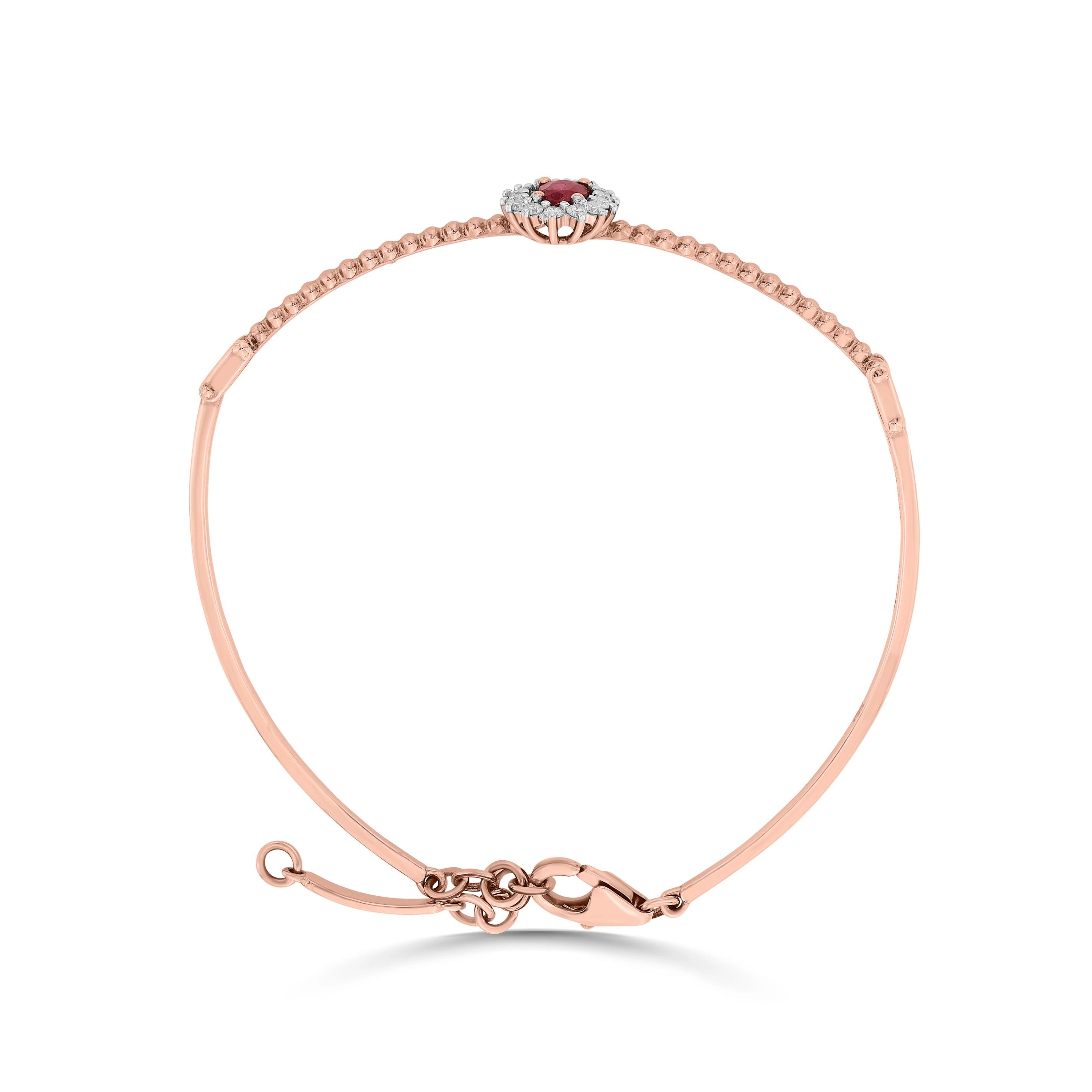 Toren Vibrant Berry Cluster Bracelet - Zen Diamond India