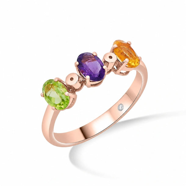 Color Pop Radiant Trifecta Ring