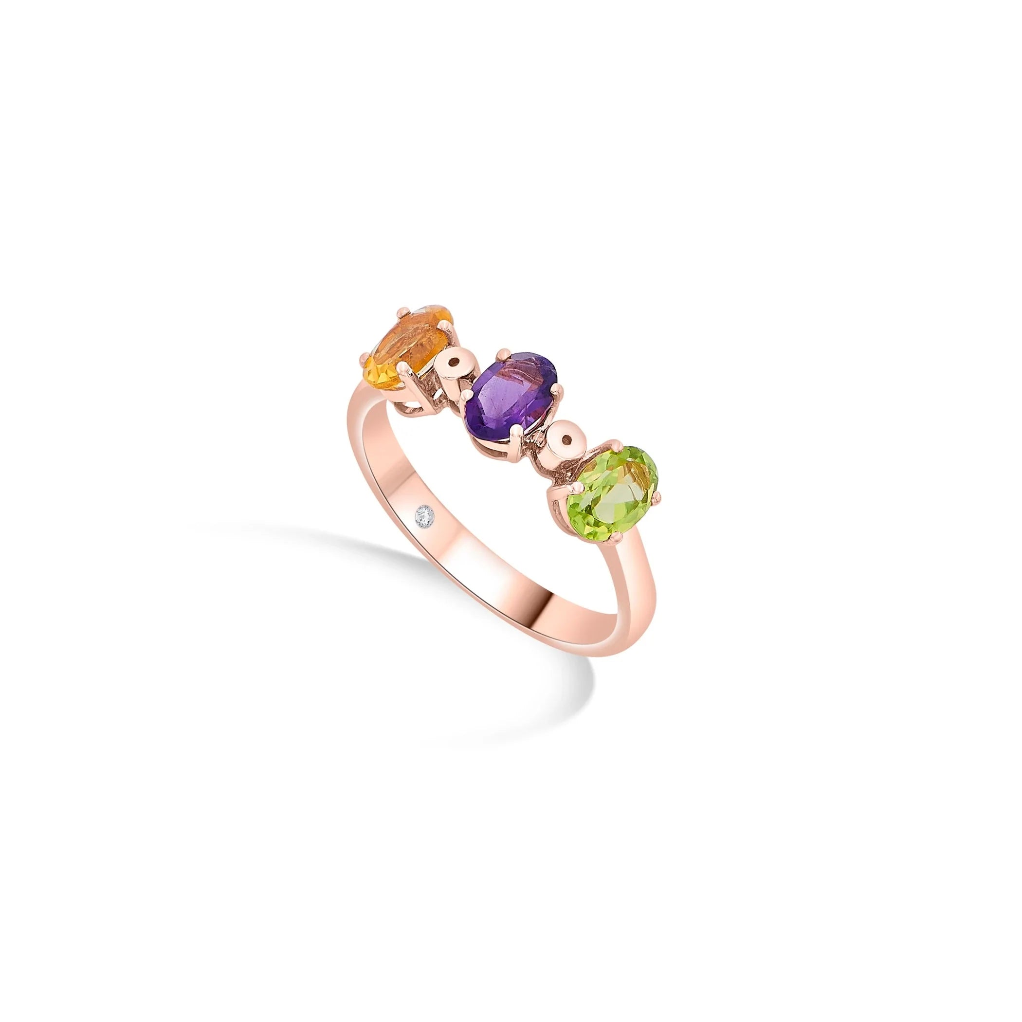 Color Pop Radiant Trifecta Ring - Zen Diamond India