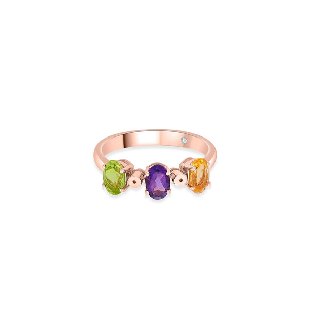 Color Pop Radiant Trifecta Ring